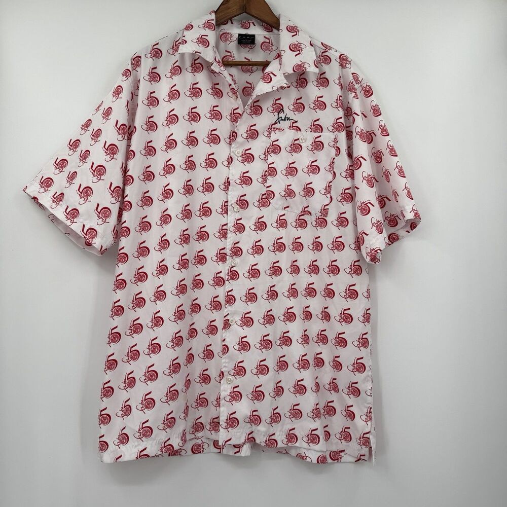 Vintage FUBU The Collection Shirt L 05 All Over Print Y2K Hip Hop AOP